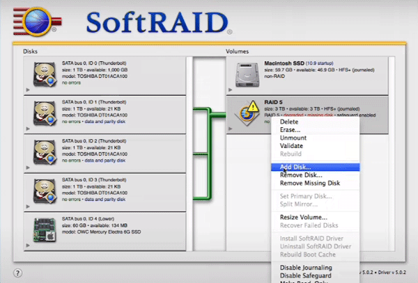 Creating Software RAID in Mac OS Creating Software RAID in Mac OS