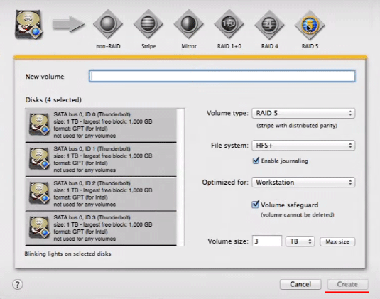 Creating Software RAID in Mac OS Creating Software RAID in Mac OS