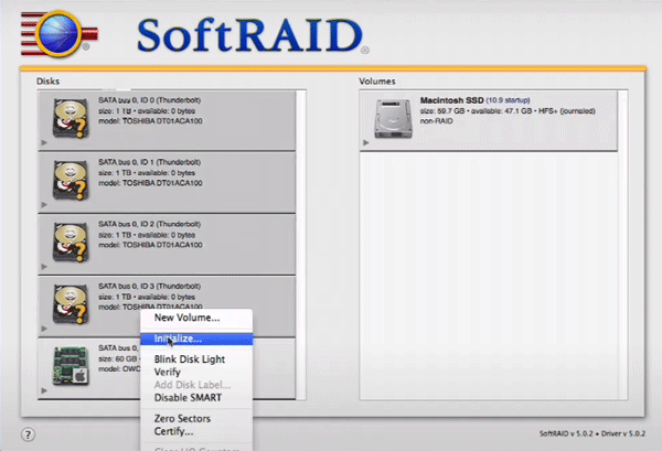 Creating Software RAID in Mac OS Creating Software RAID in Mac OS
