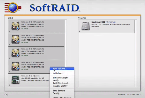 Creating Software RAID in Mac OS Creating Software RAID in Mac OS