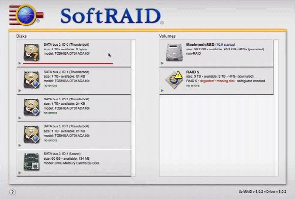 Creating Software RAID in Mac OS Creating Software RAID in Mac OS
