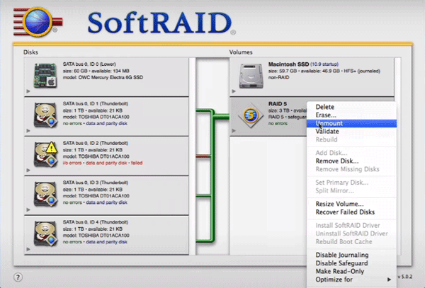 Creating Software RAID in Mac OS Creating Software RAID in Mac OS