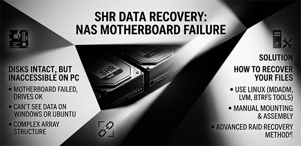 Как восстановить массив SHR/SHR2 после аппаратного сбоя NAS Synology